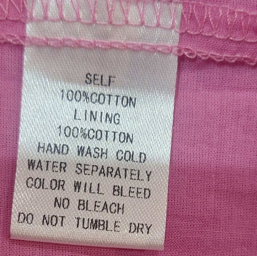 Pinch Pink Puff Sleeve Mini Dress Sz. L #2002 - Picture 5 of 7